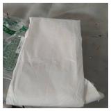 CRIB MATTRESS COVER - WHITE