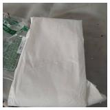 CRIB MATTRESS COVER - WHITE