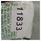 CRIB MATTRESS COVER - WHITE