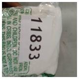 CRIB MATTRESS COVER - WHITE