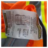 KWIK SAFETY , REFLECTIVE JACKET W/ EAR PLUGS, SIZE XS