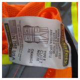 KWIK SAFETY , REFLECTIVE JACKET W/ EAR PLUGS, SIZE XS