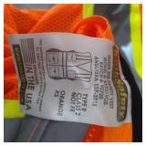 KWIK SAFETY , REFLECTIVE JACKET W/ EAR PLUGS, SIZE XS