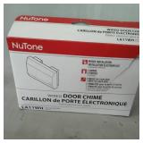 Broan Decorative Wired Door Chime, 8-1/8"w x 5-1/2"h x 2-3/8"d, in White