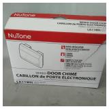 Broan Decorative Wired Door Chime, 8-1/8"w x 5-1/2"h x 2-3/8"d, in White