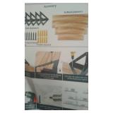 AZAMINE FLOATING SHELVES WALL M8UNTED SET OF 3 RYSTIC WALL SHELVES. NATURAL WOOD