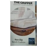 THE GRIPPER NON-SLIP BENCH CUSHION BLUE