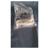 AMAZON BASIC ADJUSTABLE WALL BRACKET NICKEL 2/ 2-PACK