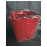 MDESIGN DECORATIVE METAL SQUARE SMALL TRASH CAN