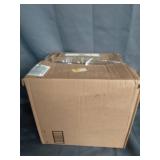 MDESIGN DECORATIVE METAL SQUARE SMALL TRASH CAN