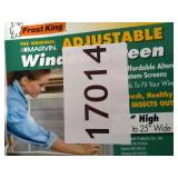 Frost King Adjustable Metal Rail Screen