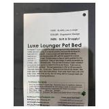 FURHAVEN LUXE LOUNGER PET BED LIGHT GREY FOR SMALL TO MEDIUM DOGS