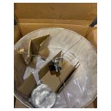 WHITE LAMP SHADE LIGHT FIXTURE