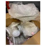 WHITE CUPCAKE/SWEETS TOWERS