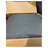 FurHaven Pet Dog Bed Deluxe Cooling Gel Memory Foam Orthopedic Faux Fur & Suede L-Shaped Lounge Pet Bed for Dogs & Cats, Stone Gray, Jumbo