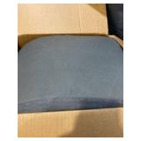 FurHaven Pet Dog Bed Deluxe Cooling Gel Memory Foam Orthopedic Faux Fur & Suede L-Shaped Lounge Pet Bed for Dogs & Cats, Stone Gray, Jumbo