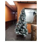 7 FT FLOCKED CHRISTMAS TREE