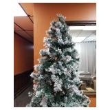 7 FT FLOCKED CHRISTMAS TREE