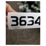 7 FT FLOCKED CHRISTMAS TREE