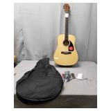 Fender CD-60 Dreadnaught Acoustic Guitar (V3) - With Case - Natural - Walnut Fingerboard