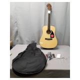 Fender CD-60 Dreadnaught Acoustic Guitar (V3) - With Case - Natural - Walnut Fingerboard
