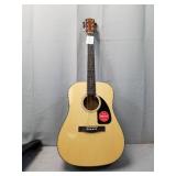 Fender CD-60 Dreadnaught Acoustic Guitar (V3) - With Case - Natural - Walnut Fingerboard