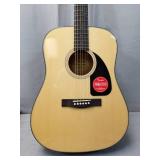Fender CD-60 Dreadnaught Acoustic Guitar (V3) - With Case - Natural - Walnut Fingerboard