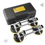 IMT 2 Pack Seamless Seam Setter with 6-Inch Vacuum Suction Cups for Seam Joining and Leveling, Professional Countertop Installation Tool for Granite, Stone, Marble, Slab, Free Storage Case and Gloves 