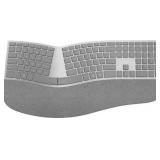 Microsoft - 3RA-00022 Ergonomic Full-size Wireless Surface Keyboard - Silver