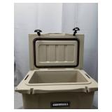Snowball Coolers, Rotomolded Insulation Ice Chest for Camping, Fishing, Hunting, BBQs & Outdoor Activities, Tan, 53QT(50L)