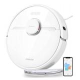 Dreametech D9 Robot Vacuum and Mop Cleaner, Lidar Navigation Robot Vacuum Sweep and Mop 2-in-1, 3000Pa Strong Suction Power, 150min Runtime, Compatible with Alexa, Smart Mapping for Carpet, Hard Floor