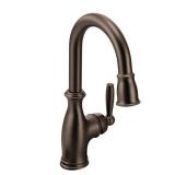 Moen Brantford Oil Rubbed Bronze One-Handle Pulldown Bar Faucet