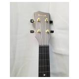 Enya Concert Ukulele Nova U 23ââ Carbon Fiber Travel Ukulele with Beginner Kit includes online lessons, case, strap, capo and strings (Black)