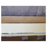 VINLUZ Farmhouse Chandeliers Rectangle Black 5 Light Dining Room Lighting Fixtures Hanging, Kitchen Island Cage Pendant Lights Contemporary Modern Ceiling Light with Glass Shade Adjustable Rods