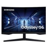 Samsung Odyssey 32" (2560 X 1440) Curved Gaming Monitor, Black - Lc32g55tqwnxza