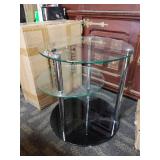 3 TIER GLASS END TABLE