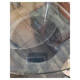 3 TIER GLASS END TABLE