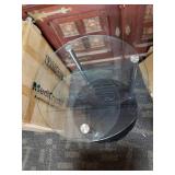 3 TIER GLASS END TABLE