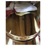 Gold Stanchions Posts,5FT Red Velvet Rope Crowd Control Barrier,Ideal for Party,Museums,Wedding 2PCS Damage See Pictures