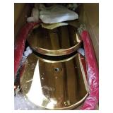 Gold Stanchions Posts,5FT Red Velvet Rope Crowd Control Barrier,Ideal for Party,Museums,Wedding 2PCS Damage See Pictures