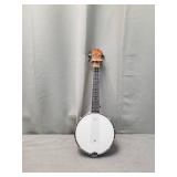 Kmise 4 String Banjo Ukulele Uke Concert 23 Inch Size Sapele With Bag