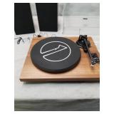 1 BY ONE Wireless Turntable HiFi System with 36 Watt Bookshelf Speakers, Patend Designed Vinyl Record Player with Magnetic Cartridge, Wireless Playback and Auto Off