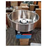 COTTON CANDY MACHINE FUNCTIONS BUT TOP IS DAMAGE SEE PICTURES