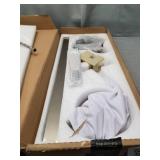 Senlesen Stainless Steel Bathroom Tub Filler Faucet Floor Mounted Waterfall Freestanding Bathtub Faucet with Handheld Shower Mixer Taps