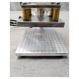 110V Hot Foil Stamping Machine 10x13cm with T-Slot & Movable Table for PVC Wood PU Leather Logo Embossing Bronzing