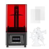 ELEGOO Mars 2 Pro 3D Printer MSLA UV Photocuring LCD Resin 3D Printer with 6.08 inch 2K Monochrome LCD Screen Front USB Input Off-Line Print 5.1x3.1x6.3inch Printing Size