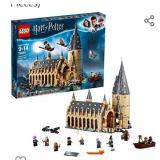 LEGO Harry Potter Hogwarts Great Hall 75954 Building Kit and Magic Castle Toy, Fantasy Creatures, Hermione Granger, Draco Malfoy and Hagrid (878 Pieces)
