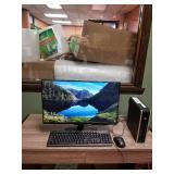 HP COMPAQ ELITE 83000 ULTRA SLIM DESKTOP MONITOR, KEYBOARD AND MOUSE