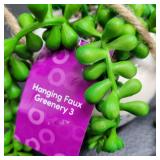 Hanging Faux Greenery