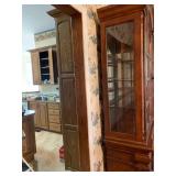 China cabinet 89 X 70 X 19 (matches lot 1000)